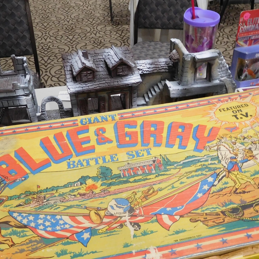 Marx Blue and Gray Battle Set Combat 1961